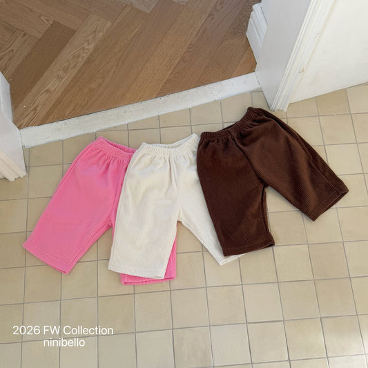 ［ninibello］mood velour pants