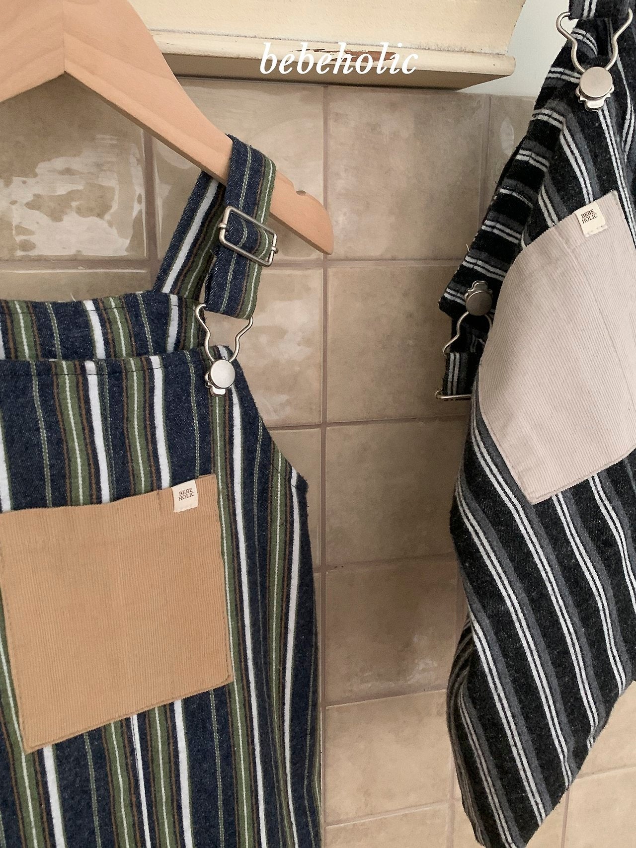 50.MoreStripedSuspenderRomper
