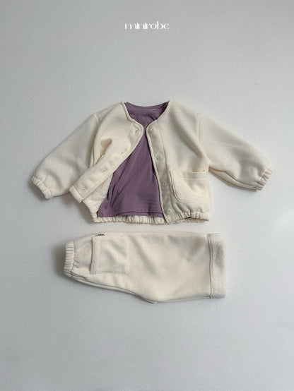 ［minirobe］poy warm cardigan
