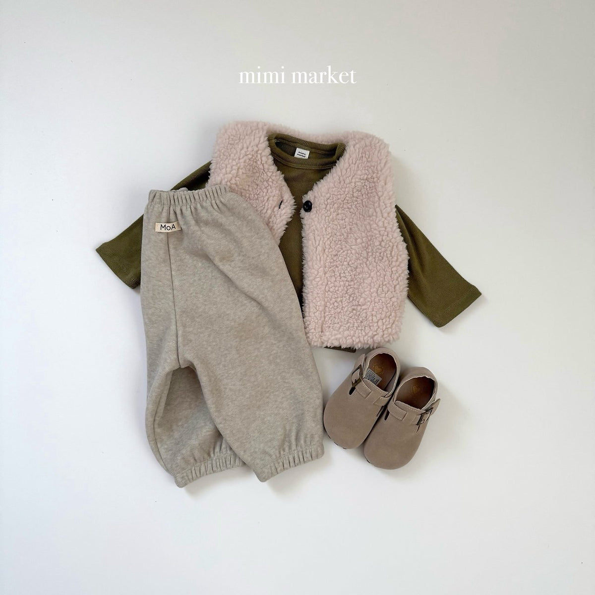 ［mimimarket］poodle vest