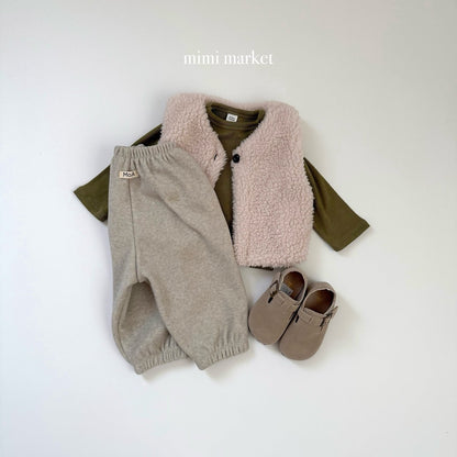 ［mimimarket］poodle vest
