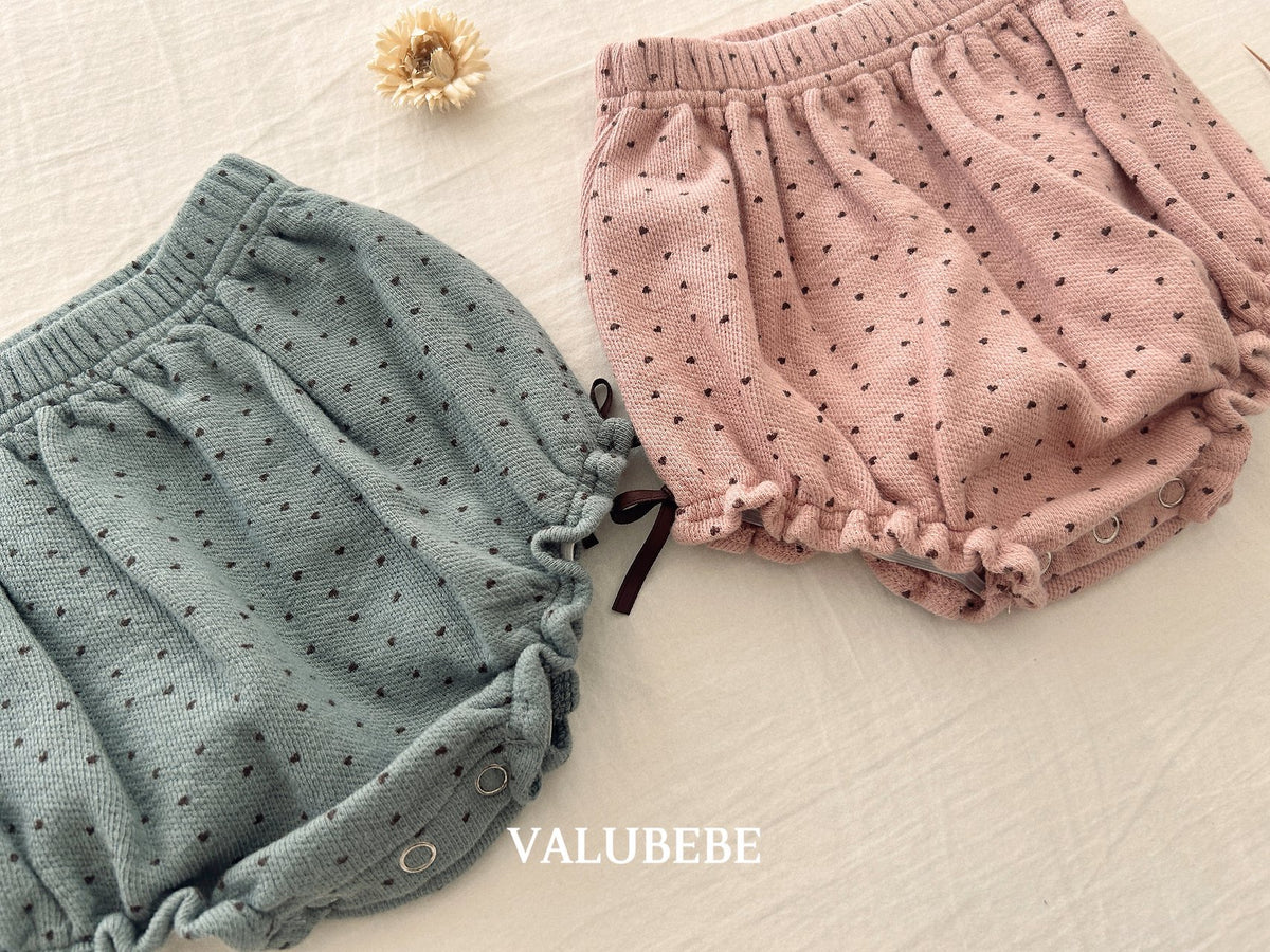 ［valubebe］croissant ribbon bloomers