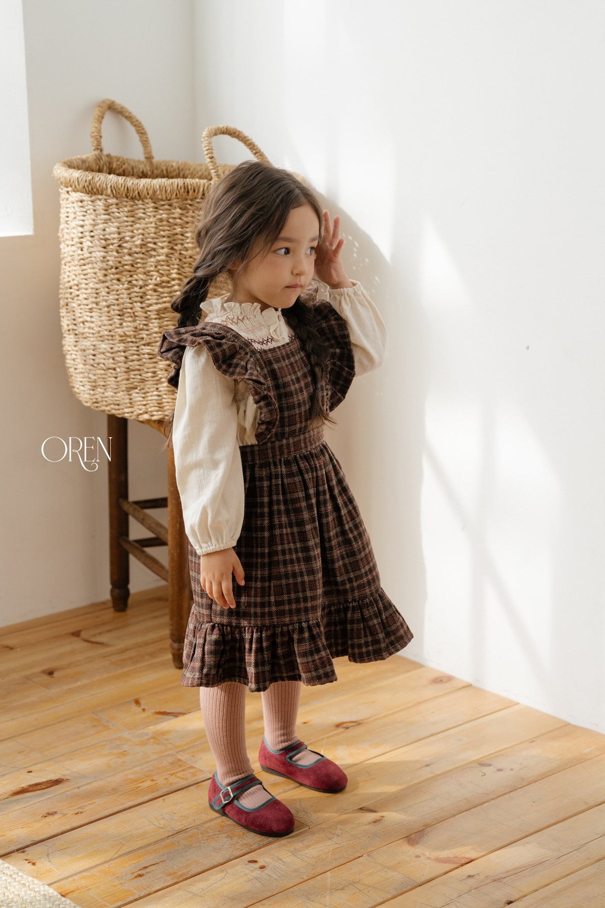 ［OREN］solene pinafore dress