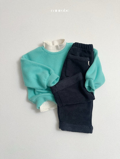 ［minirobe］roll-up straight pants