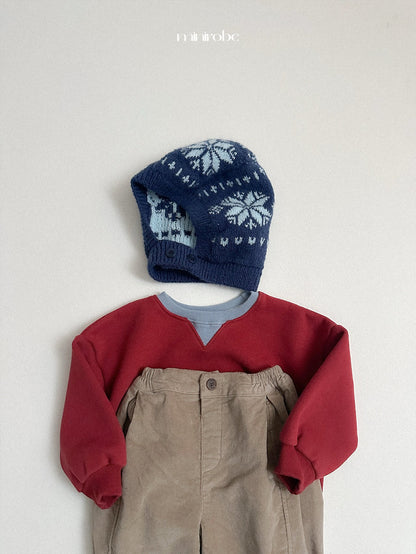 ［minirobe］winter peach jogger pants