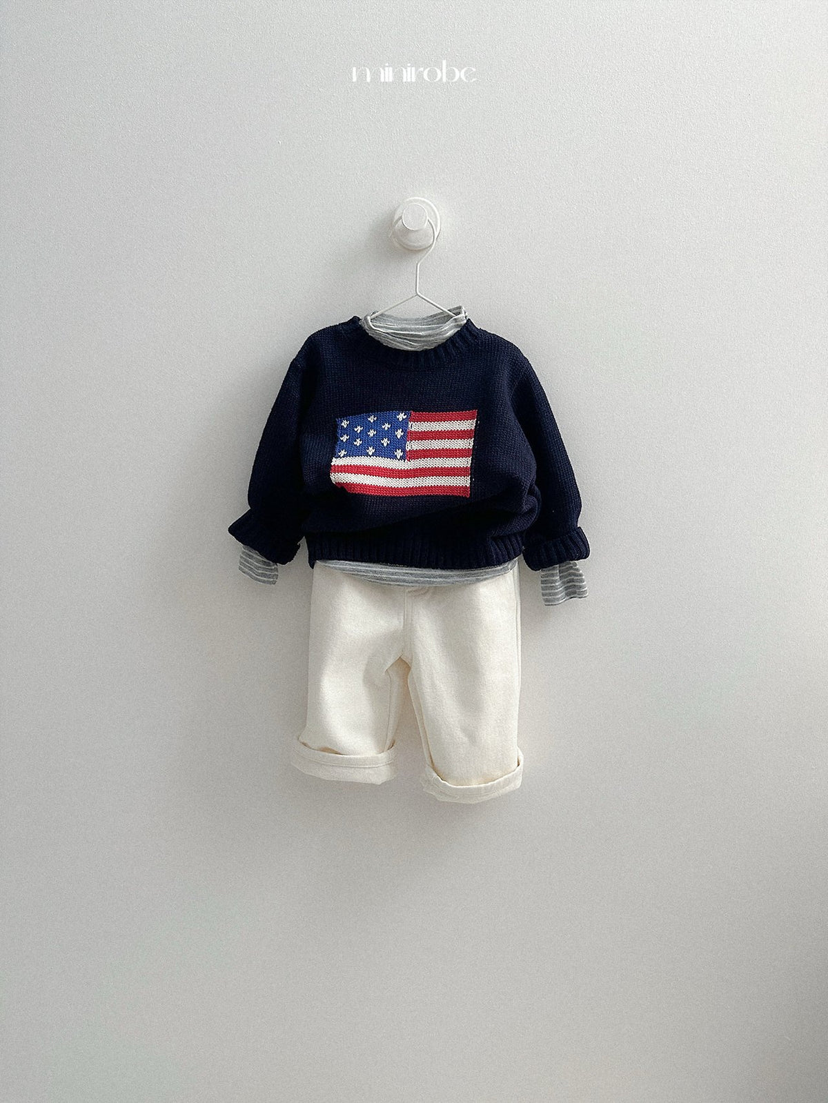 ［minirobe］winter basic straight pants
