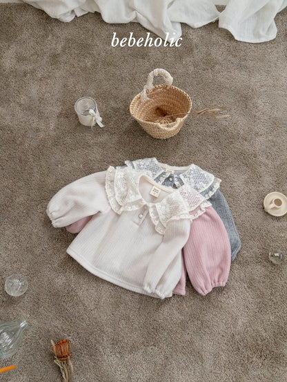 ［bebeholic］maple collar tee