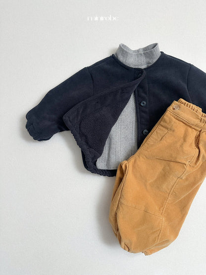［minirobe］poy warm cardigan