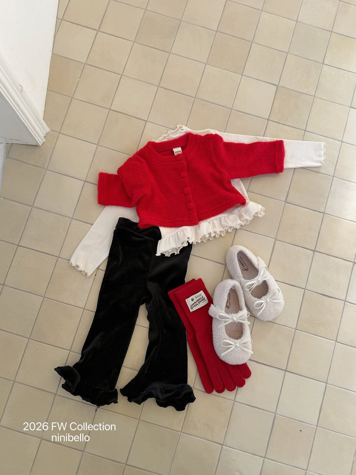 ［ninibello］kissy bootcut leggings