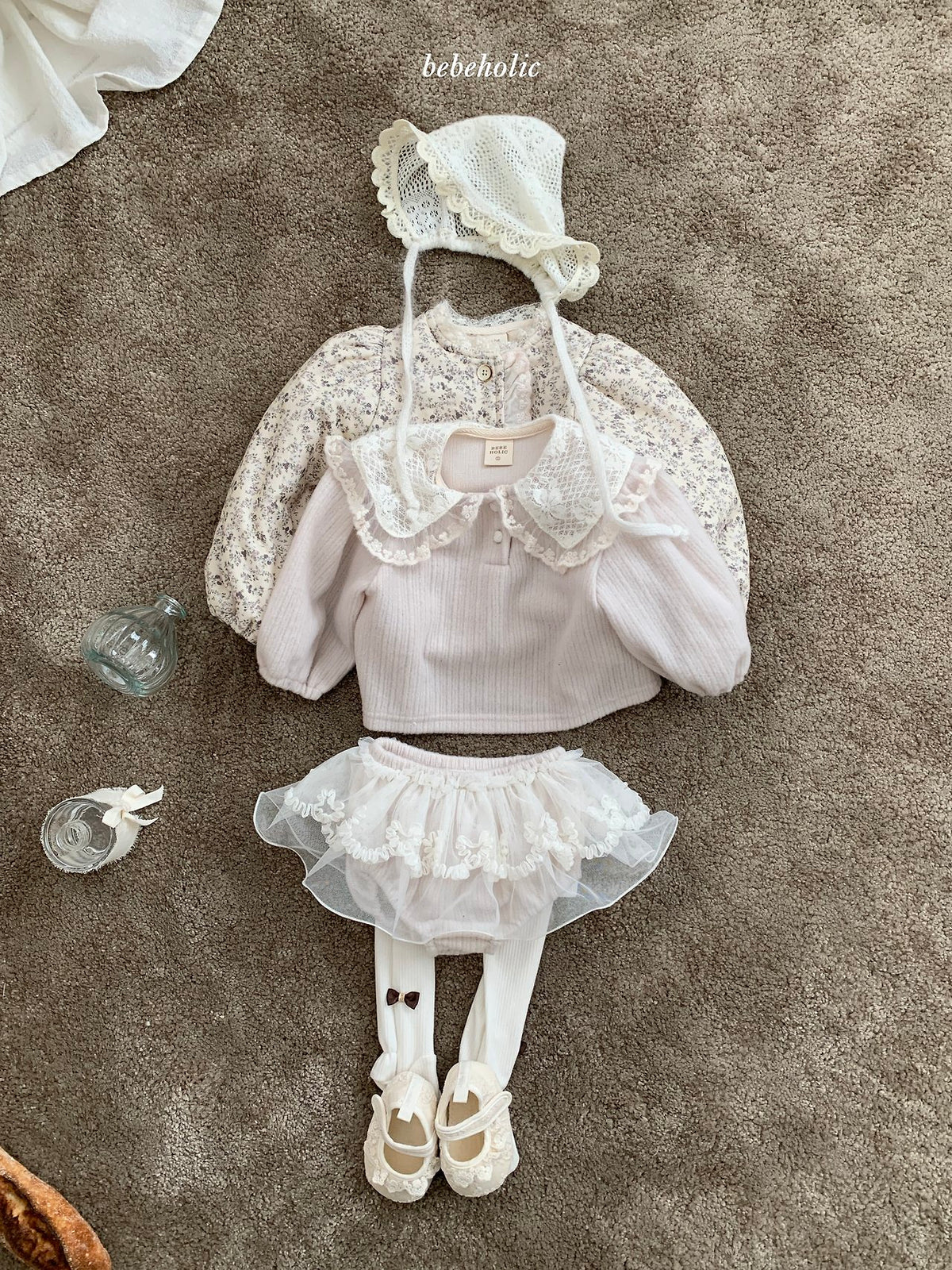 ［bebeholic］clover skirt bloomers