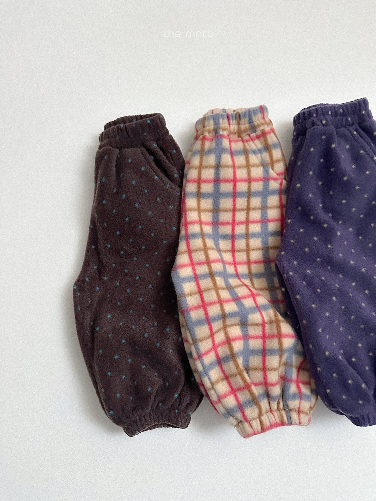 ［minirobe］fleece jogger pants