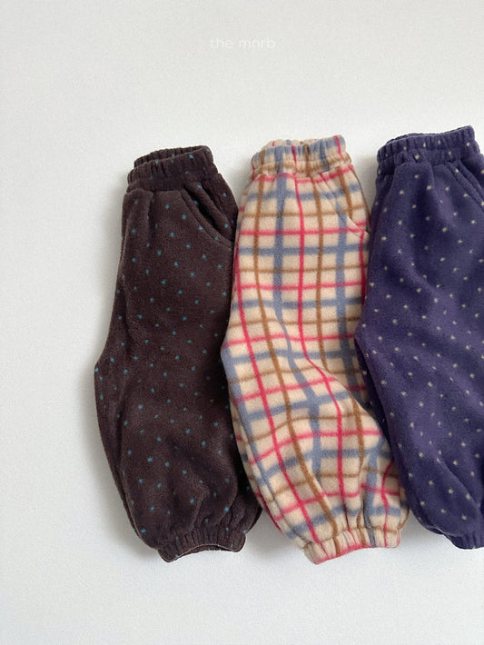 ［minirobe］fleece jogger pants