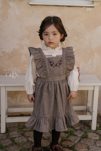 ［OREN］solene pinafore dress