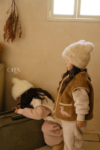 ［OREN］monceau fleece vest