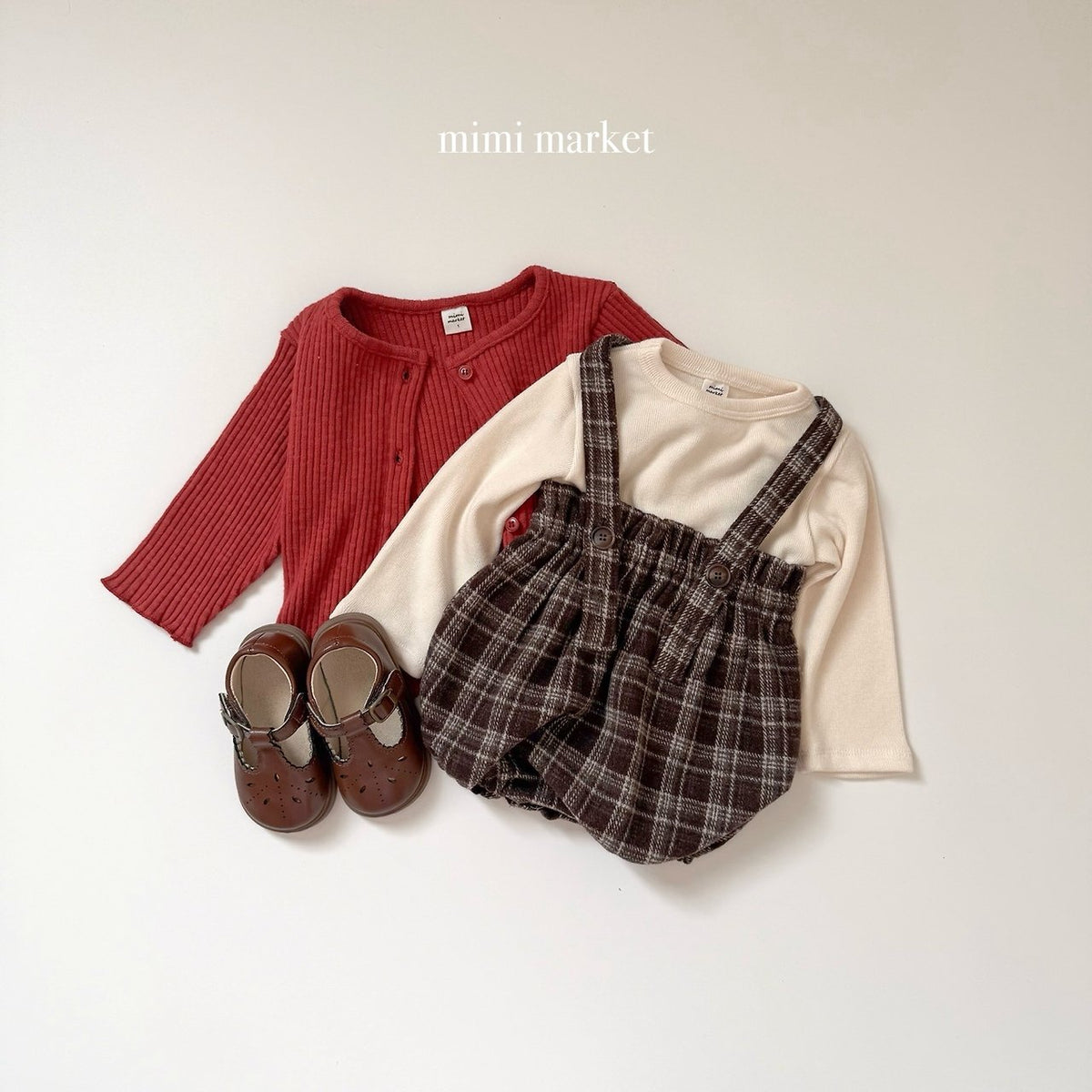 ［mimimarket］carol balloon overalls