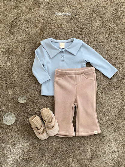 ［bebeholic］basil rib bootcut