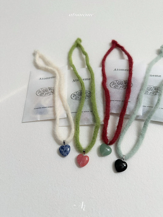 ［atomeme］love stone necklace