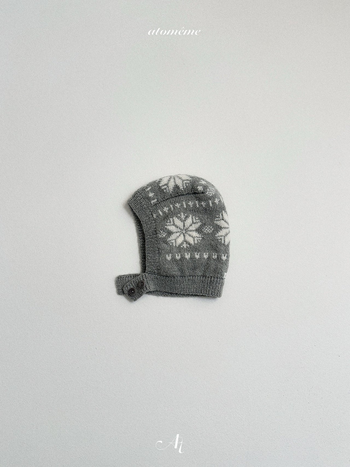 ［atomeme］marron snowflake hat