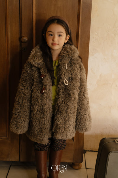 ［OREN］bernie toggle fur jacket