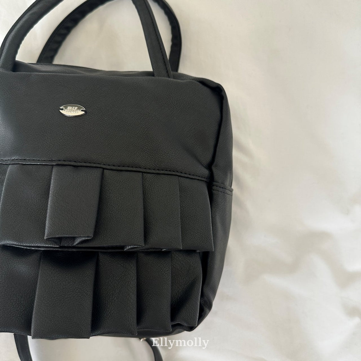 ［ellymolly］square frill bag