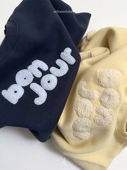［atomeme］bonjour sweatshirt