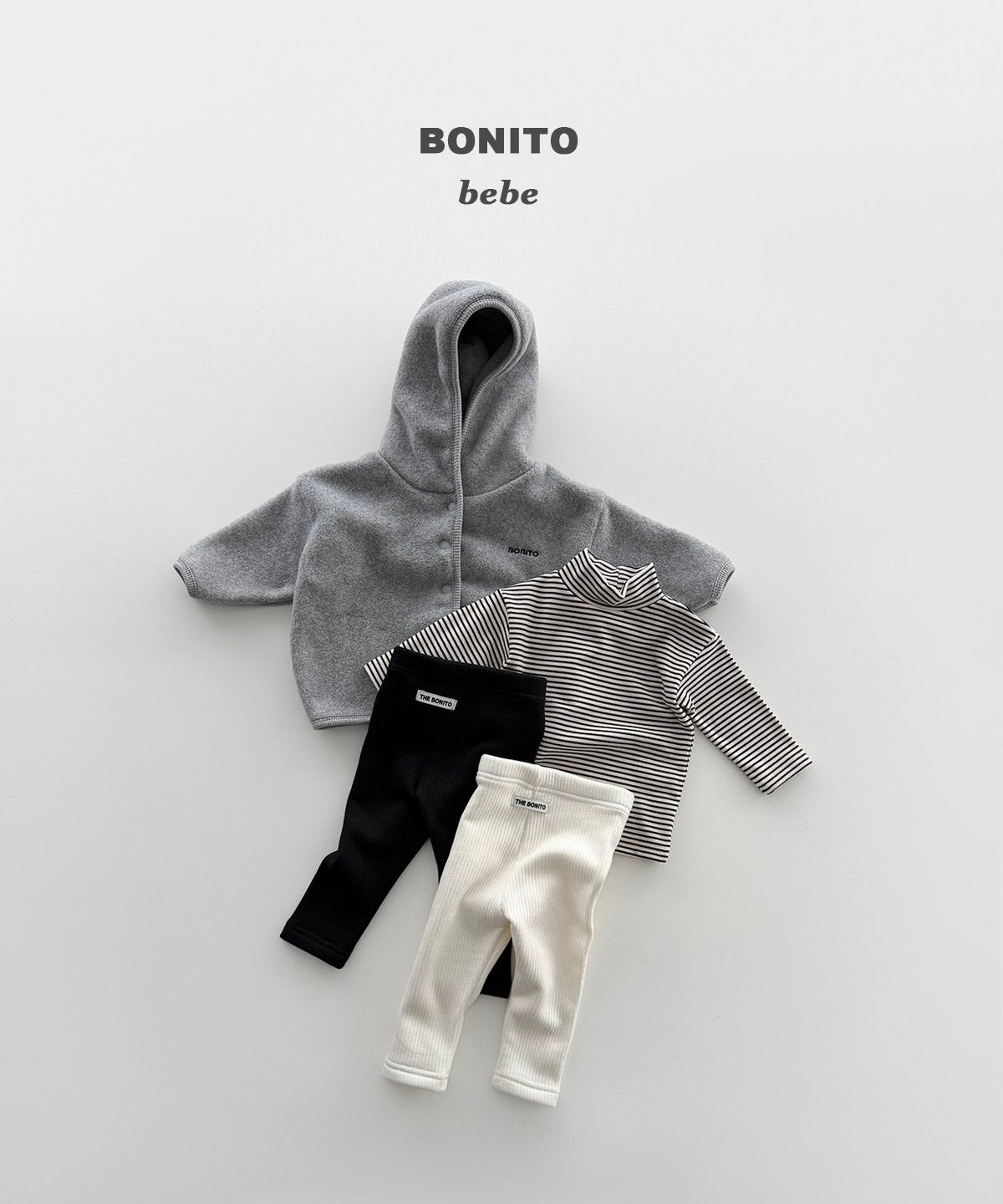 ［BONITO］1+1 rib leggings