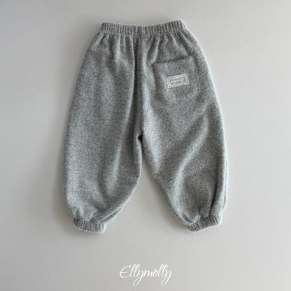 ［ellymolly］snowflake angora jogger pants