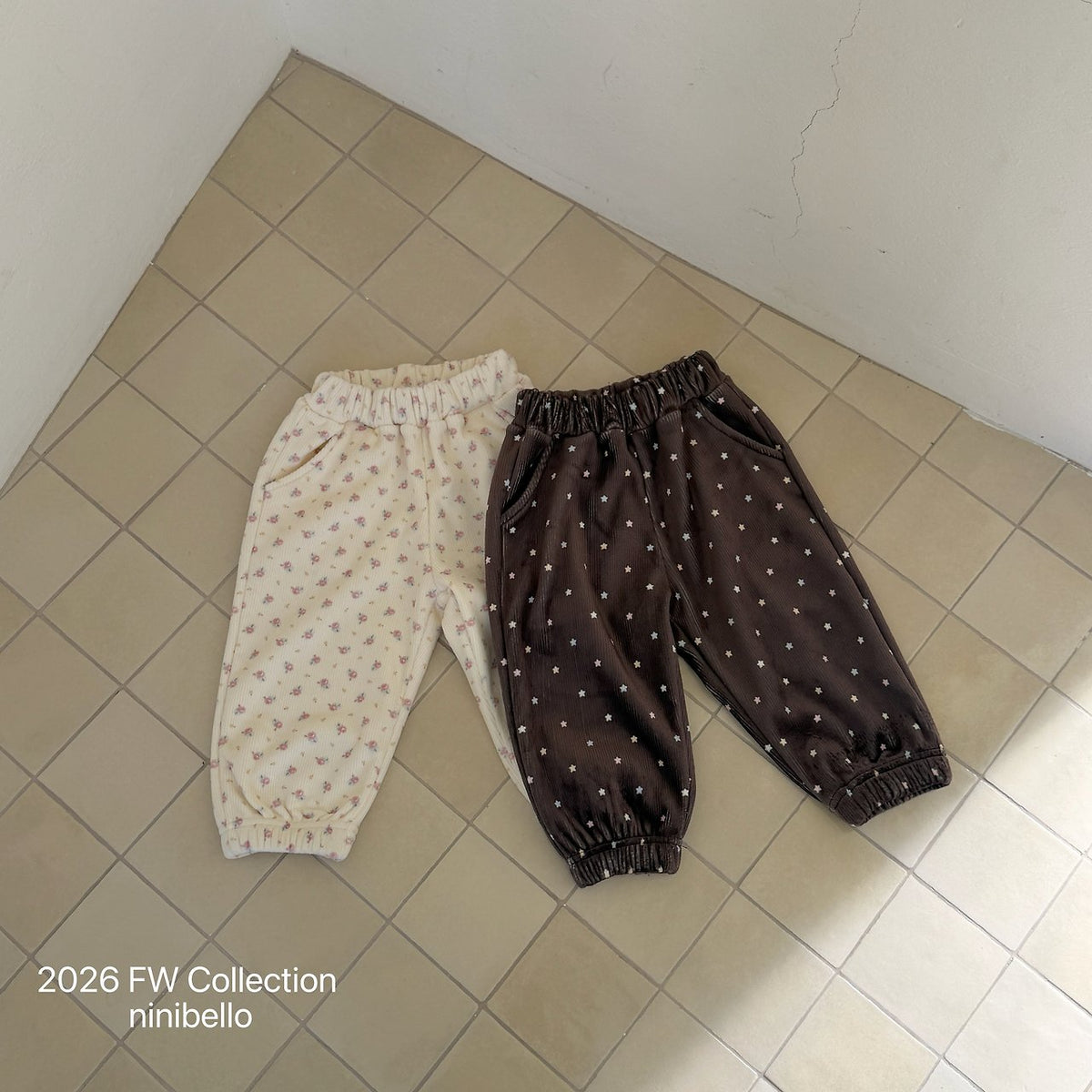 ［ninibello］pogeun velour pants