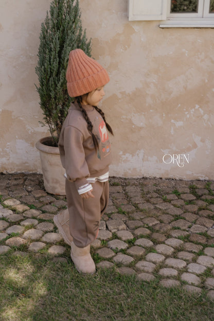 ［OREN］romy garden fleece set