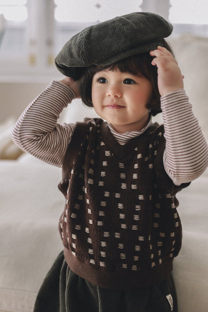 ［ONU］corduroy waffle hat