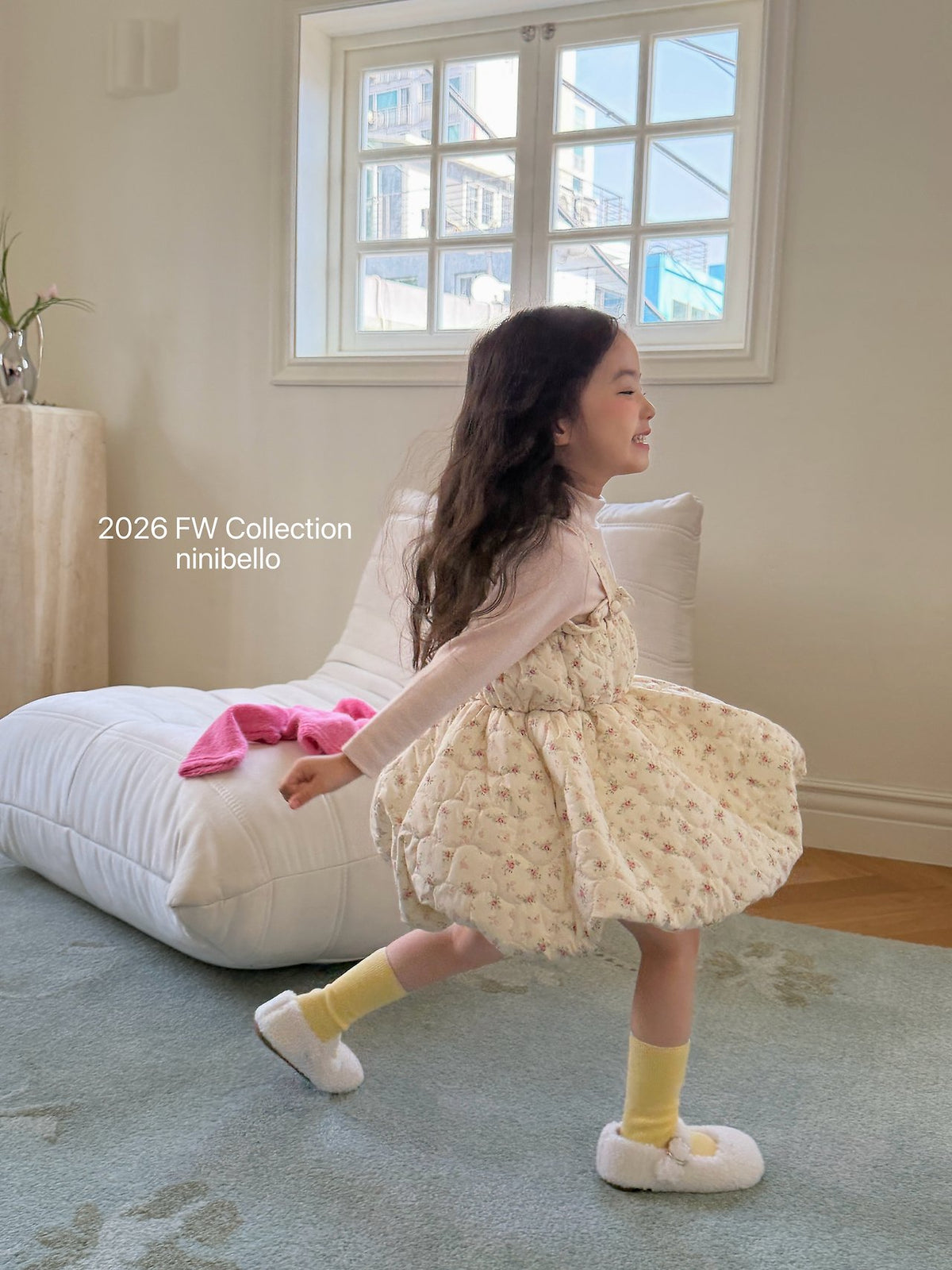 ［ninibello］picnic quilted dress