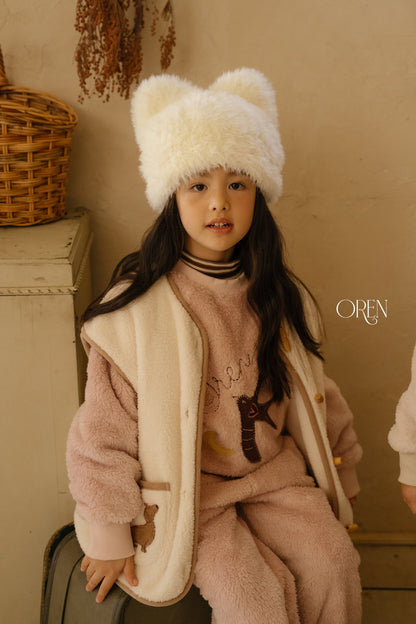 ［OREN］cat faux fur beanie