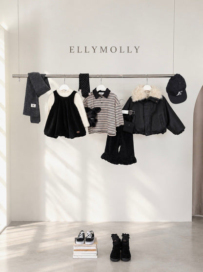［ellymolly］big collar shearling jumper