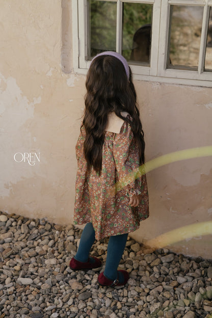 ［OREN］bonjour square collar dress