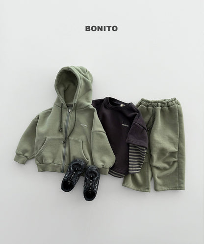 ［BONITO］knee tuck straight pants