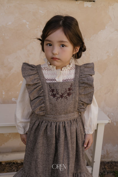 ［OREN］solene pinafore dress