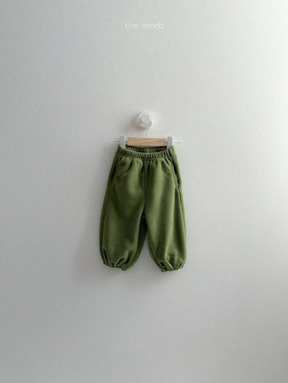 ［minirobe］teddy jogger pants