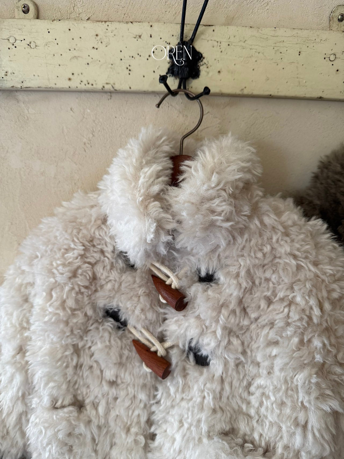 ［OREN］bernie toggle fur jacket