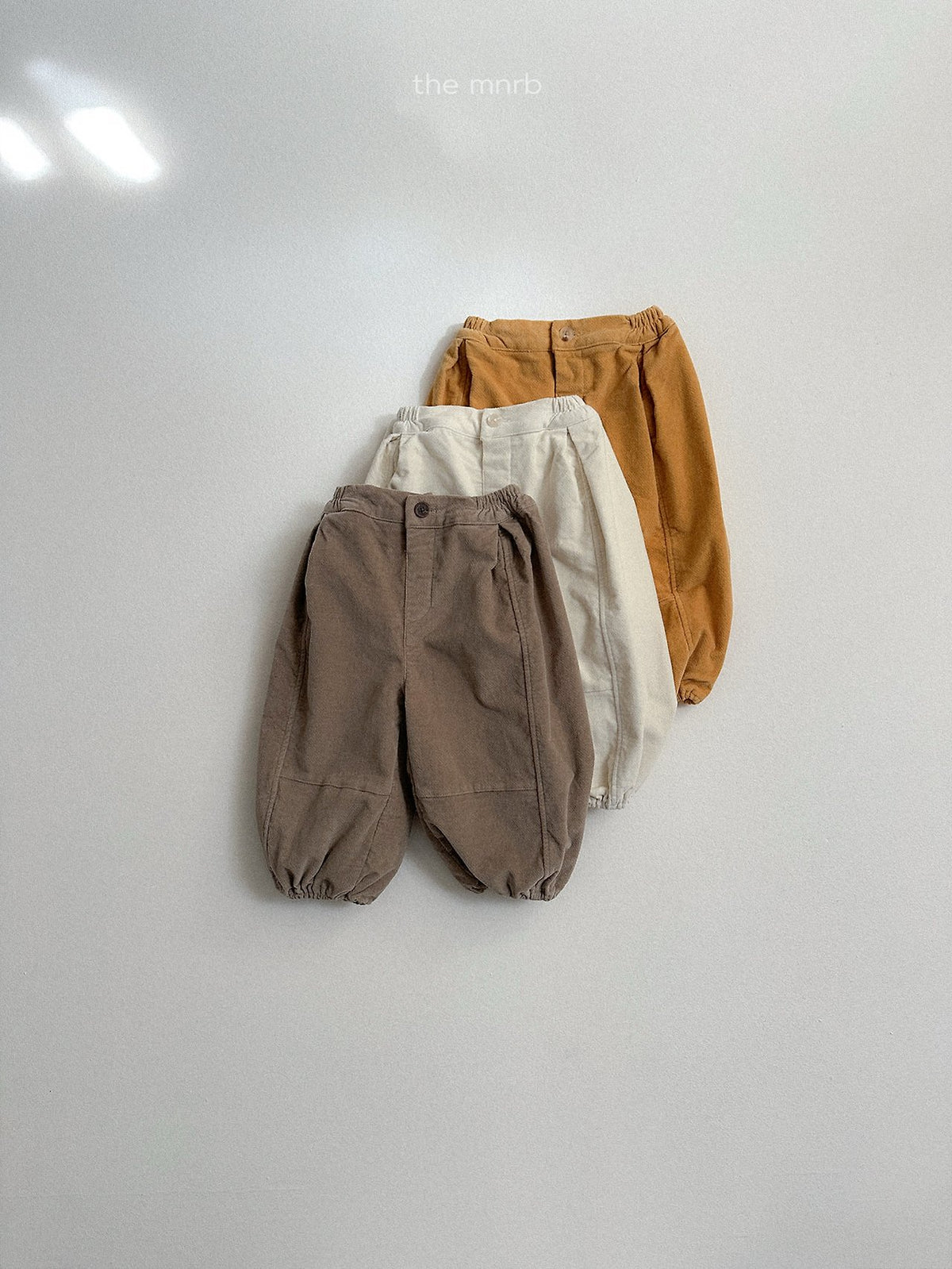 ［minirobe］winter peach jogger pants