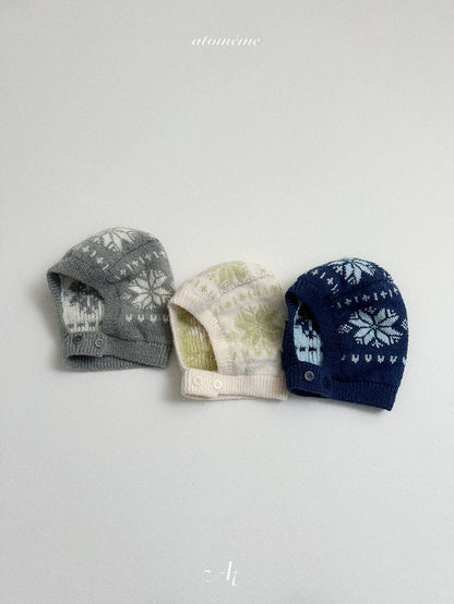 ［atomeme］marron snowflake hat