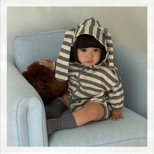 【秋のPRE-ODER 5%OFF】31.Bunny Hood Zip-Up