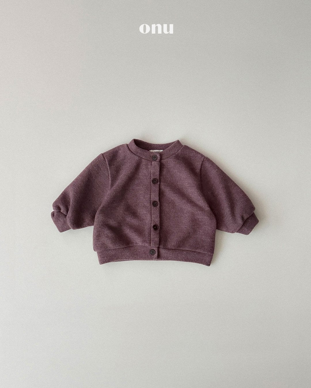 ［ONU］fleece cardigan