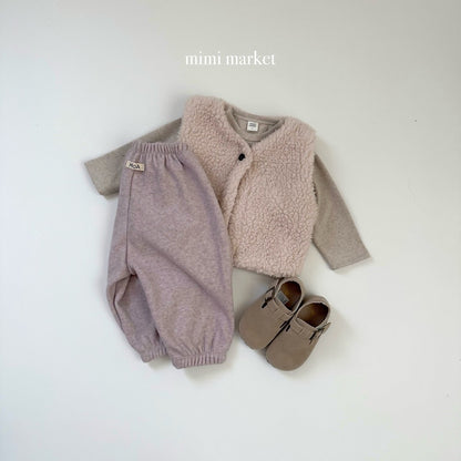 ［mimimarket］poodle vest