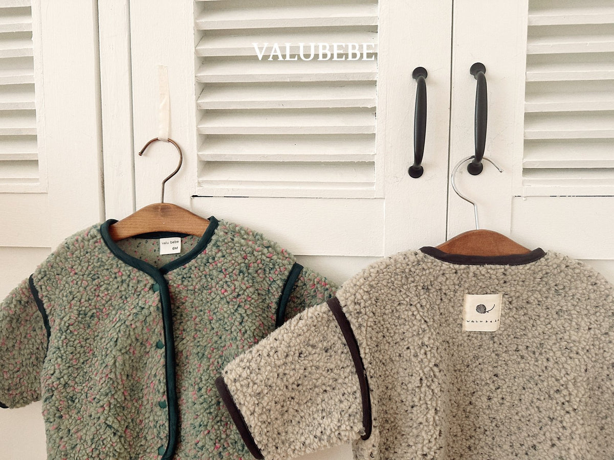 ［valubebe］cotton candy boucle jacket