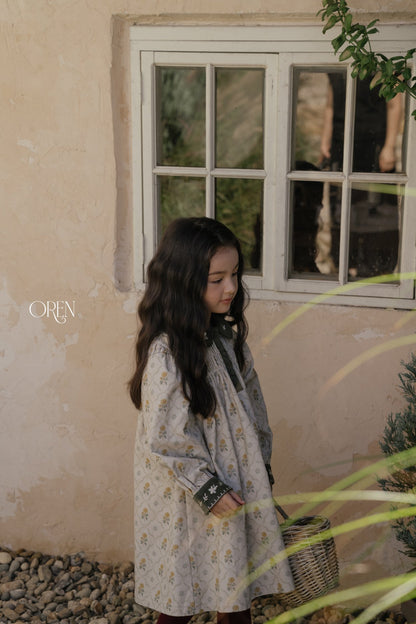 ［OREN］camilla contrast collar dress