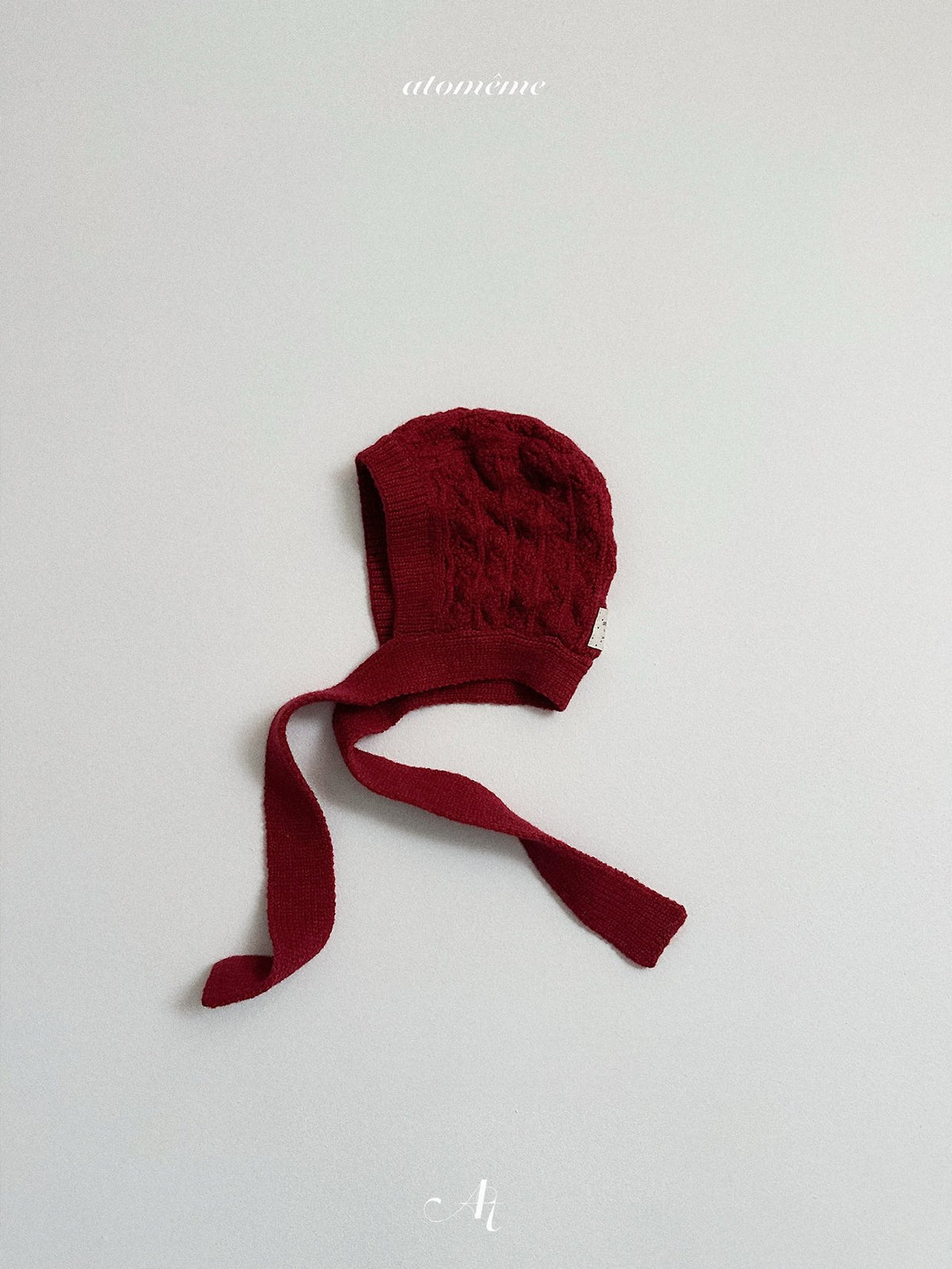 ［atomeme］knit muffler bonnet
