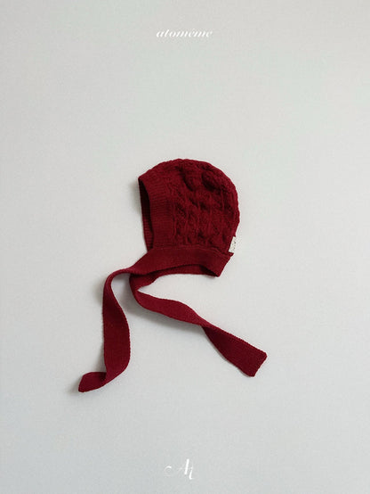 ［atomeme］knit muffler bonnet