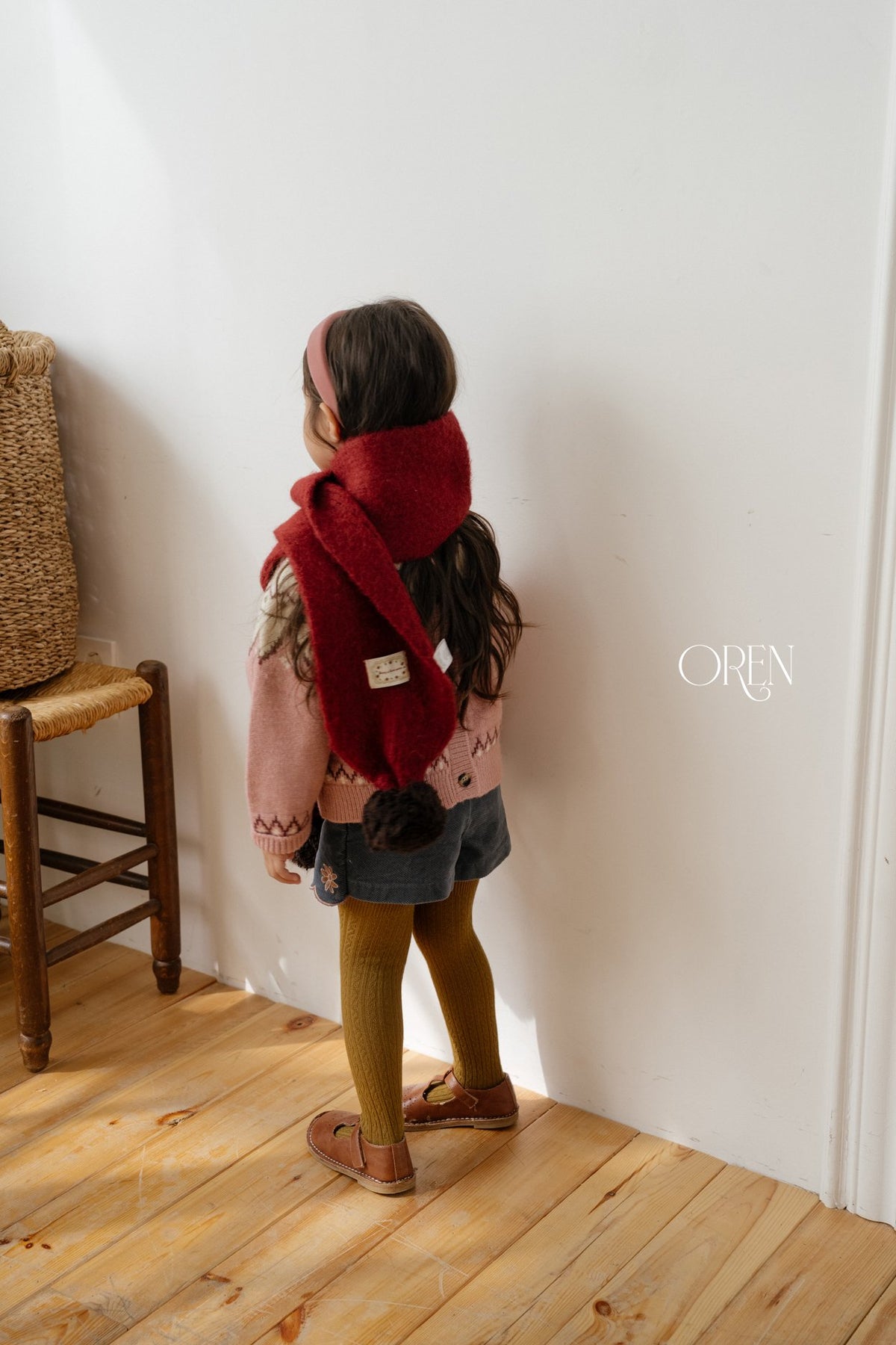 ［OREN］merci pom-pom muffler