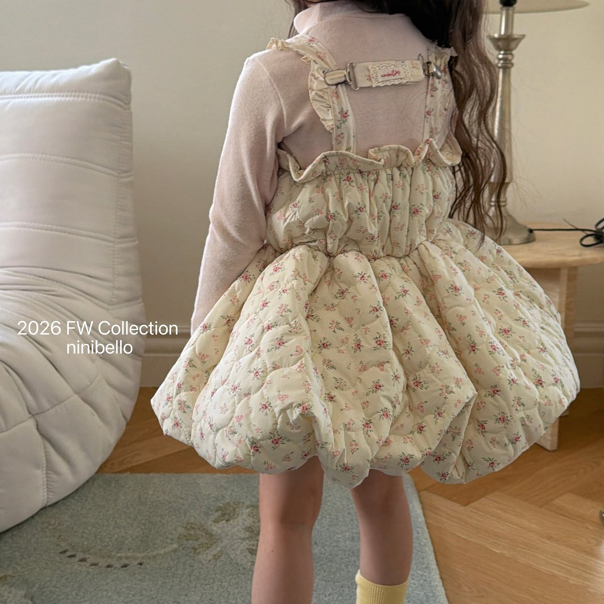 ［ninibello］picnic quilted dress