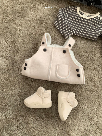 ［bebeholic］moose suspender suit